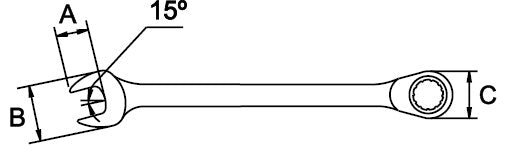 Llave Combinada 27.00 MM Tipo Chicharra MASTER GEAR, Ega Master - Tienda Henca