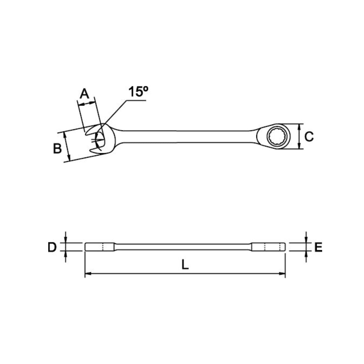 Llave Combinada Chicharra | 13 MM - Herramientas Especiales Nacionales S.R.L.