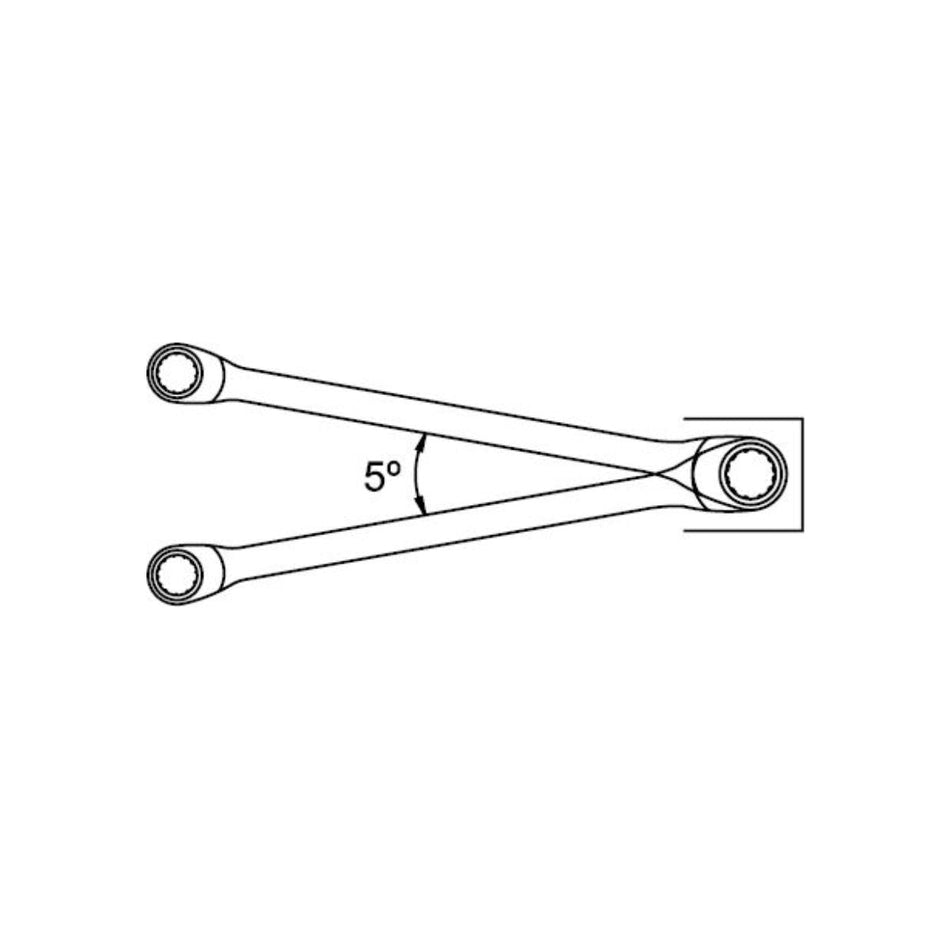 Llave Combinada Chicharra EGAMASTER | 21x24 MM | MASTERGEAR - Herramientas Especiales Nacionales S.R.L.