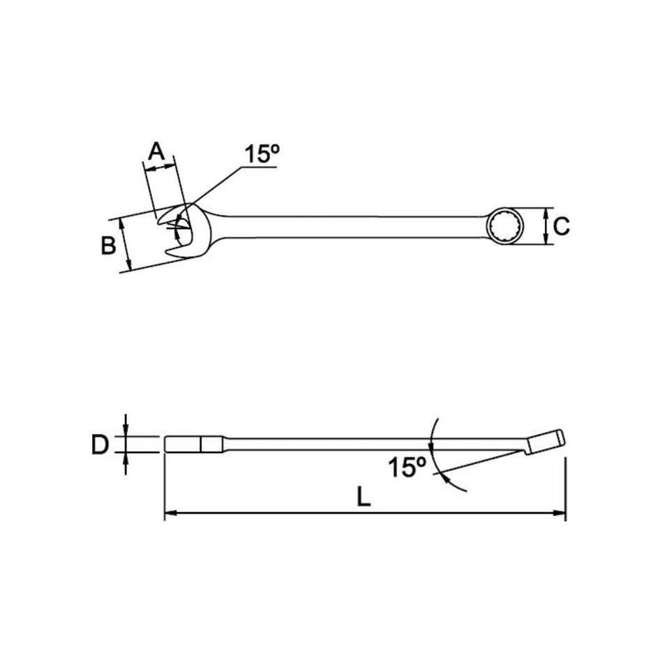 Llave Combinada EGAMASTER | 27MM - Herramientas Especiales Nacionales S.R.L.