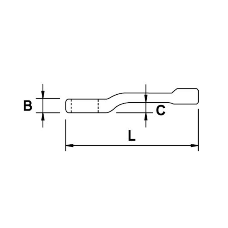 Llave de Golpe Acodada Estriada de 110 MM con 12 Caras - Tienda Henca