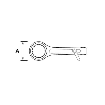 Llave de Golpe Estriada M48 Anti - Deslizante y Anti - Caída, EgaMaster - Tienda Henca