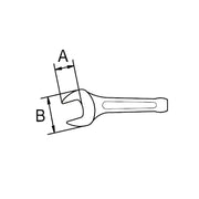 Llave de Golpe Fija 40MM con Boca Abierta, EgaMaster - Tienda Henca