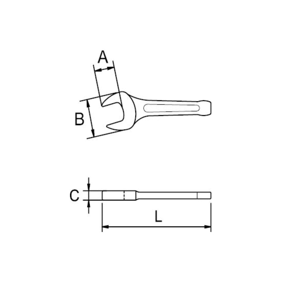 Llave de Golpe Fija EGAMASTER | 65 MM - Herramientas Especiales Nacionales S.R.L.
