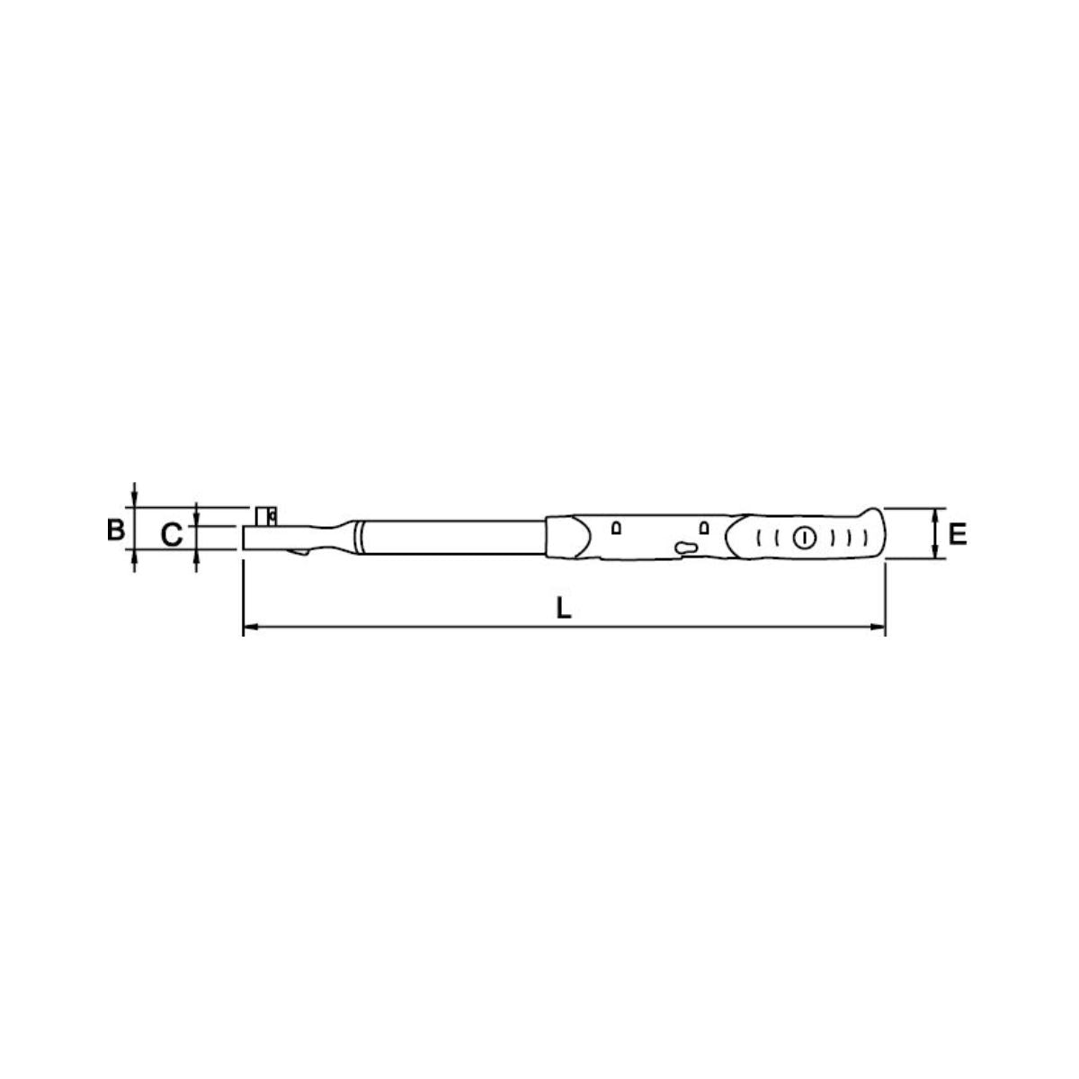 Llave de Torque 1.5 - 30 Nm (1 - 22 Lb.Ft) con Cabeza de 1/4" Electrónica Digital, EgaMaster - Tienda Henca