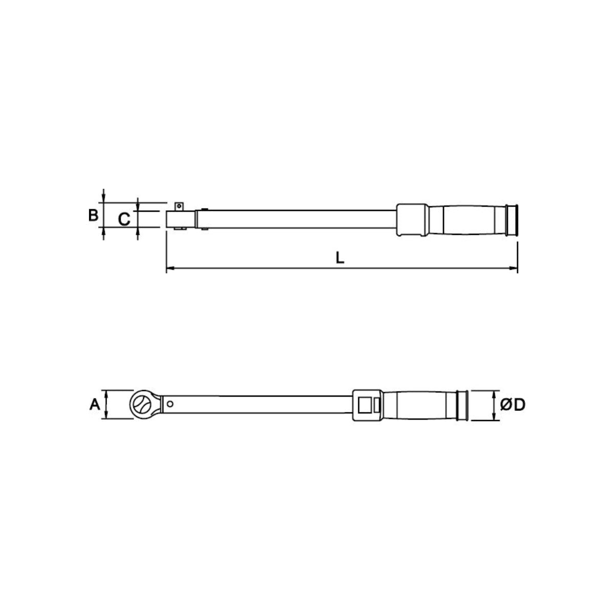 Llave de Torque con Click EGAMASTER | Cabeza 1" | 200 - 1000 Nm - Herramientas Especiales Nacionales S.R.L.