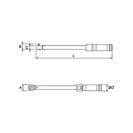 Llave de Torque con Click EGAMASTER | Cabeza 1" | 200 - 1000 Nm - Herramientas Especiales Nacionales S.R.L.