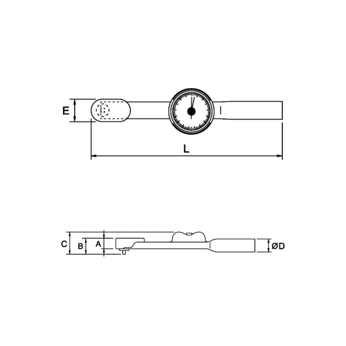 Llave de Torque de Agujac EGAMASTER | Cabeza 3/4" | 0 - 800 Nm - Herramientas Especiales Nacionales S.R.L.