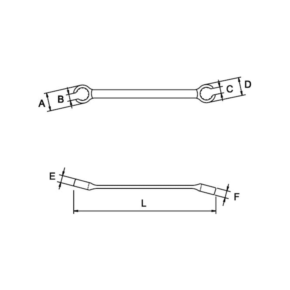 Llave Fija para Tubería EGAMASATER | 17x19 MM - Herramientas Especiales Nacionales S.R.L.