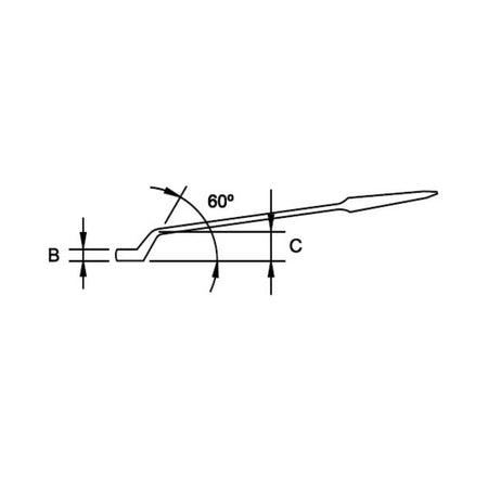 Llave Punta Acodada para Estructura 3.1/8" Estriada de 12 Caras, EgaMaster - Tienda Henca