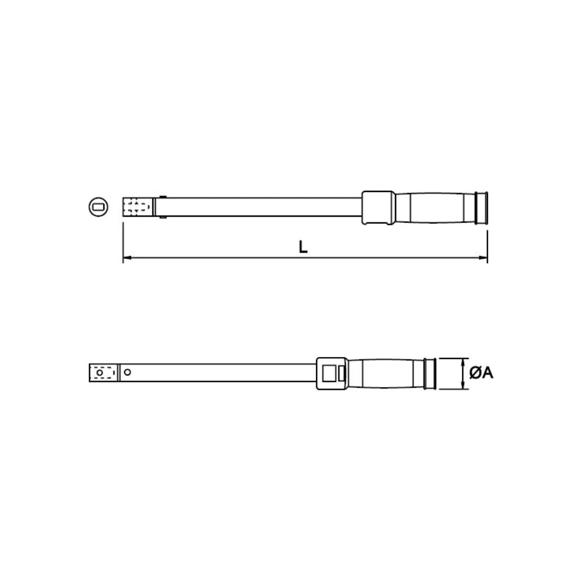 Llave Torque Click Sin Cabeza EGAMASTER | 80 - 400 Nm - Herramientas Especiales Nacionales S.R.L.