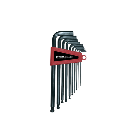 Llaves Allen Largas Punta Bola en Juego de 1.5 - 10 MM de 10 Piezas - Tienda Henca