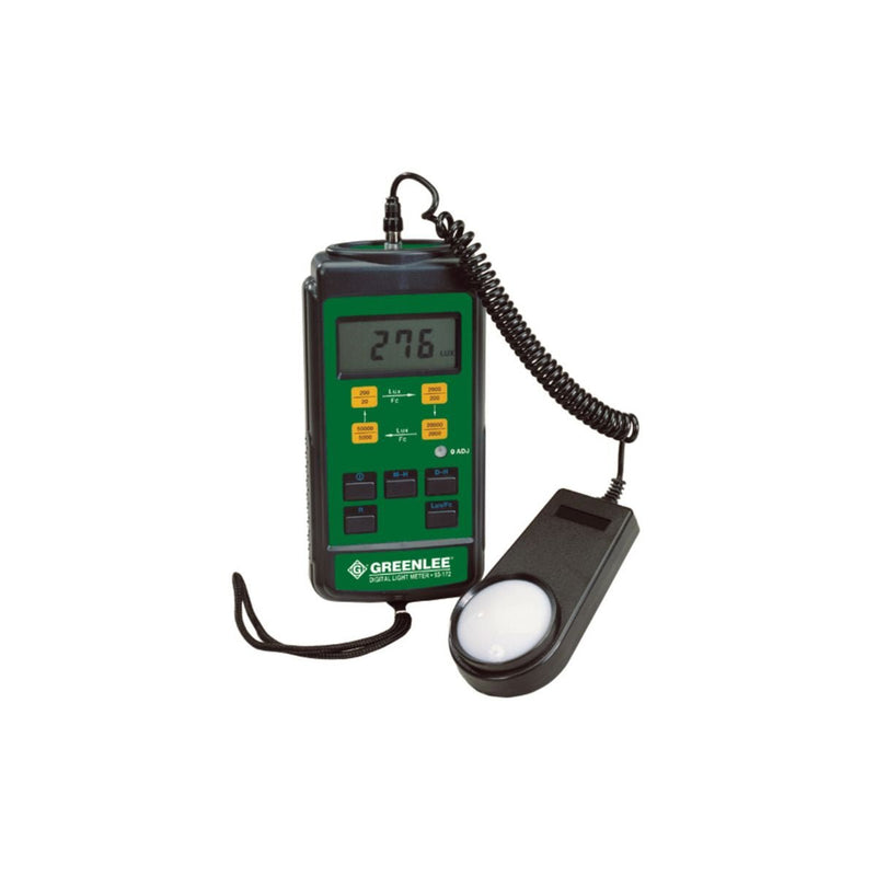 Luxómetro o Medidor de Luz Digital 0.1 - 50,000 LUX, Greenlee - Tienda Henca