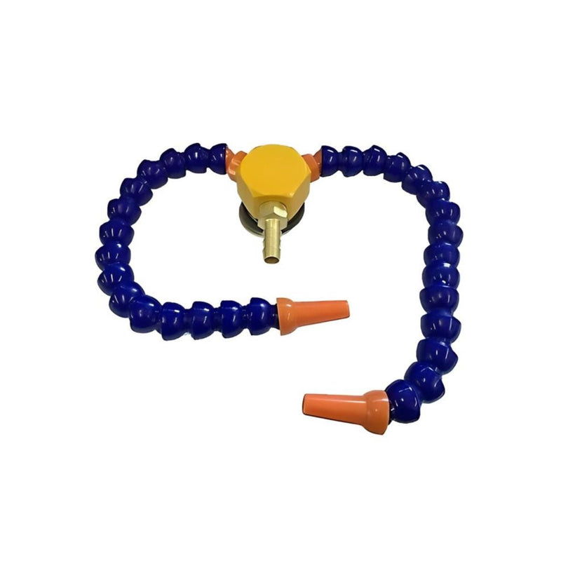 Manguera Azul Flexible Doble para Talandrina con Base Magnética, Vertex - Tienda Henca