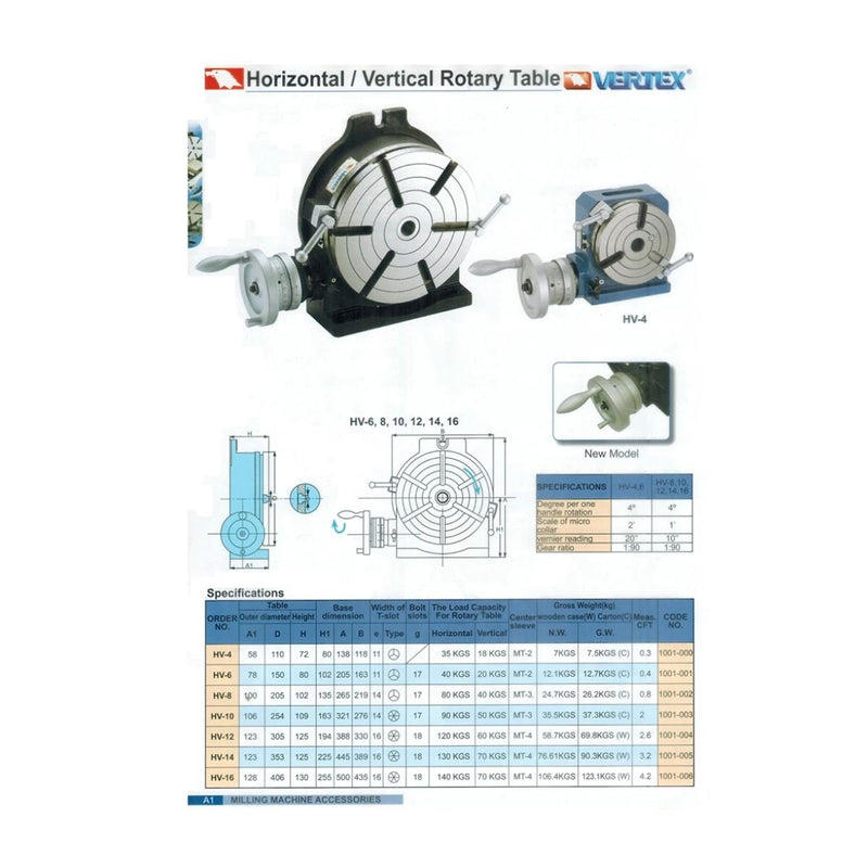 Mesa Divisora Horizontal y Vertical 6", Vertex - Tienda Henca