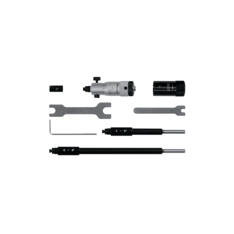 Micrómetro de Interior en Juego de 2" - 8" de 8 Piezas - Tienda Henca