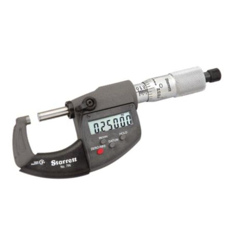 Micrómetro Digital 0 - 1" Antirefrigerante Sin Salida De Datos Starrett - Tienda Henca