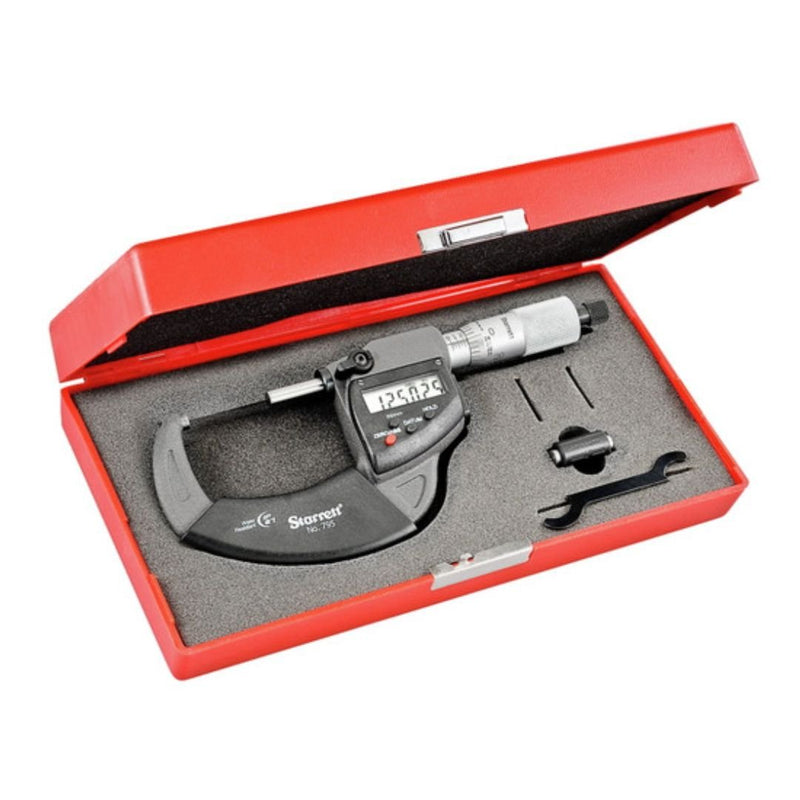 Micrómetro Digital 1 - 2" Antirefrigerante Starrett - Tienda Henca
