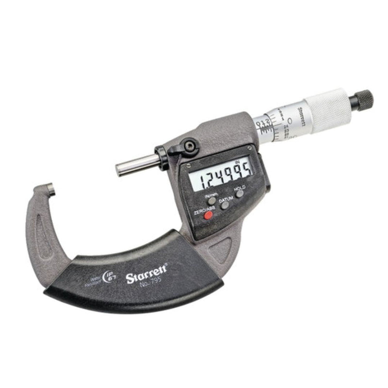 Micrómetro Digital 1 - 2" Antirefrigerante Starrett - Tienda Henca