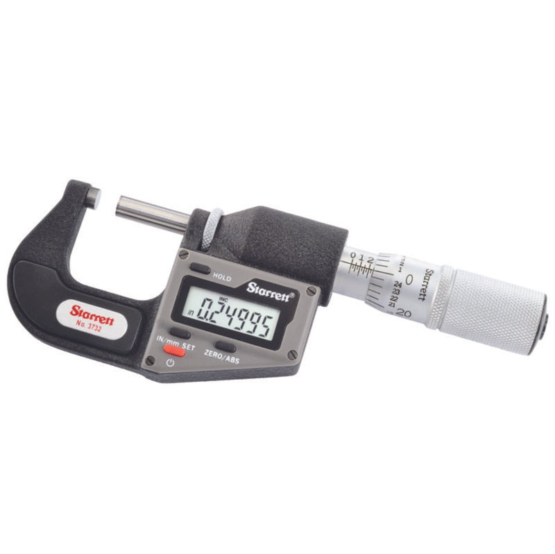 Micrómetro Digital De 0 - 1" Sin Salida de Datos, Starrett - Tienda Henca