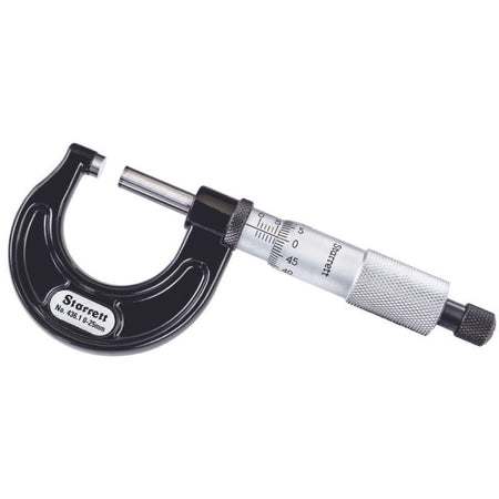 Micrómetro Exterior 0 - 25MM 0.01MM Starrett - Tienda Henca
