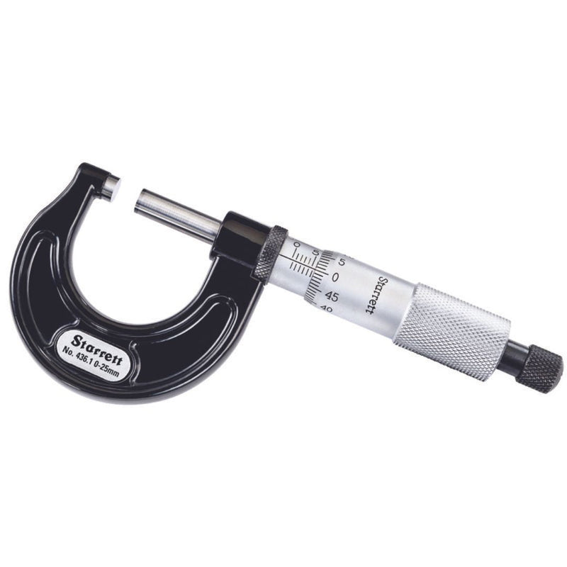 Micrómetro Exterior 0 - 25MM 0.01MM Starrett - Tienda Henca