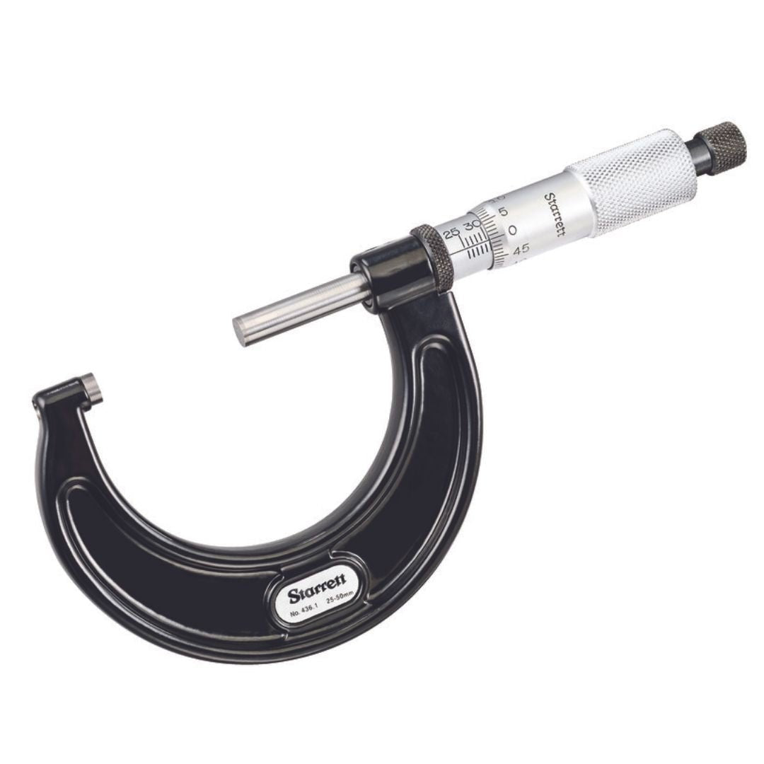 Micrómetro Exterior 25 - 50MM 0.01MM Starrett - Tienda Henca