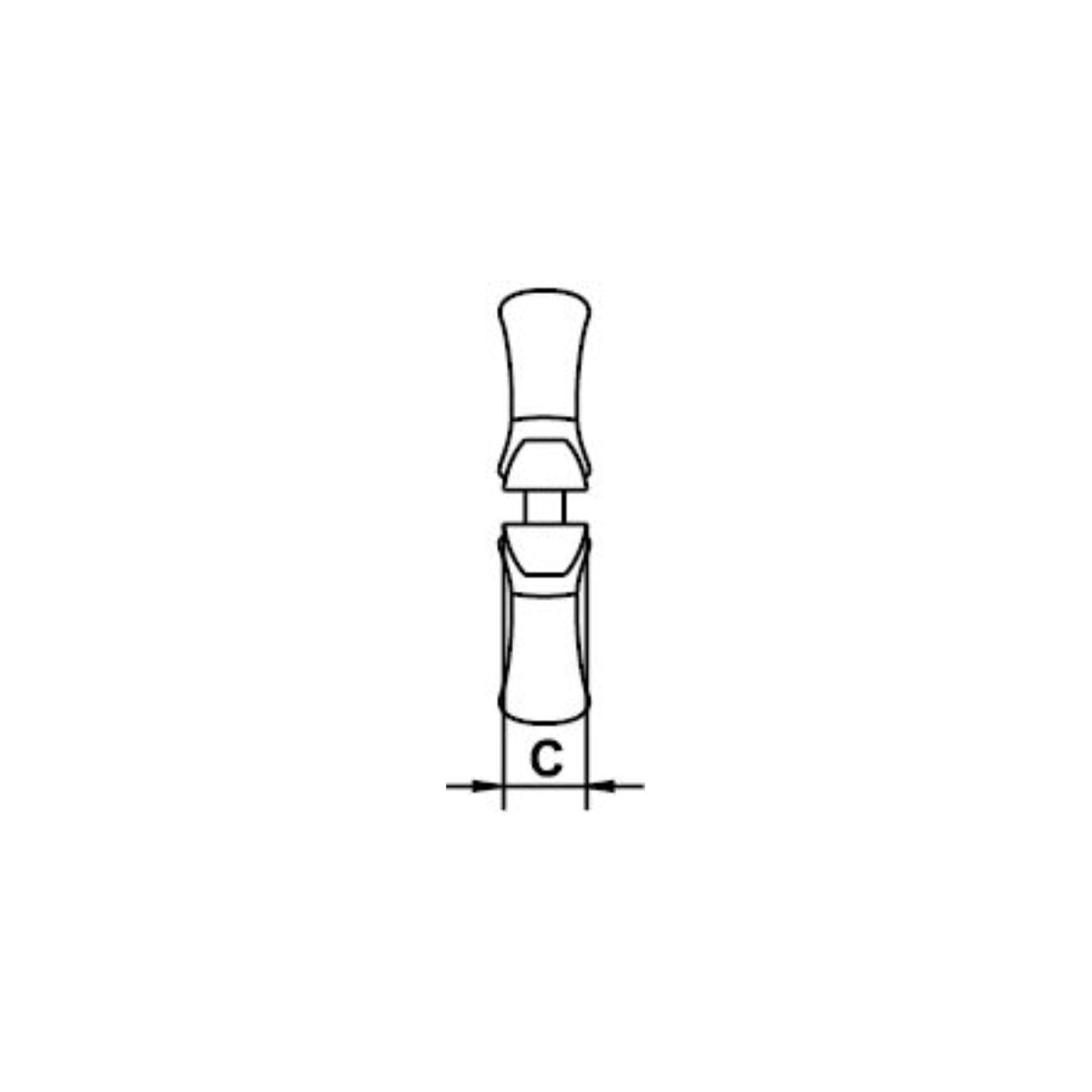 Pinza de Corte Frontal Mini de 110MM para Electrónica con Recubrimiento en Titacrom, EgaMaster - Tienda Henca