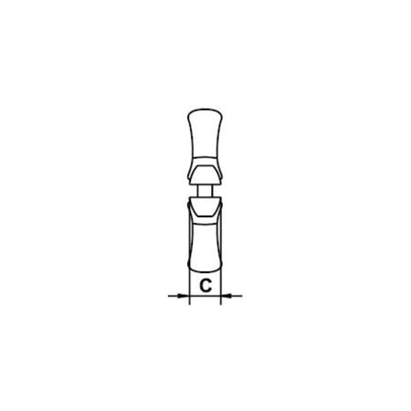 Pinza de Corte Frontal Mini de 110MM para Electrónica con Recubrimiento en Titacrom, EgaMaster - Tienda Henca