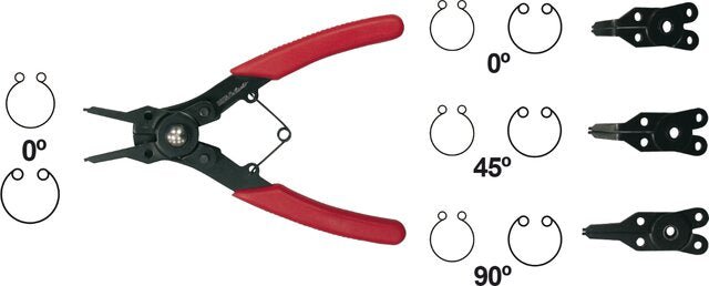 Pinza Recta y Curva de 6" en Juego para Sacar Candado Interior y Exterior 10 - 50 MM, Ega Master - Tienda Henca