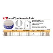 Plato Magnético Redondo 6", Vertex - Tienda Henca