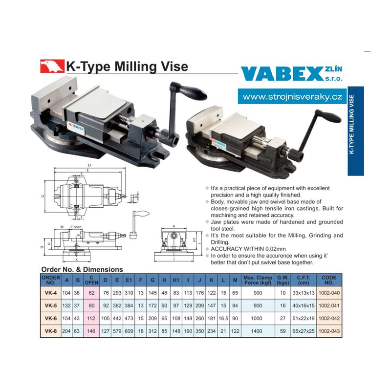 Prensa Giratoria 4", Vertex - Tienda Henca