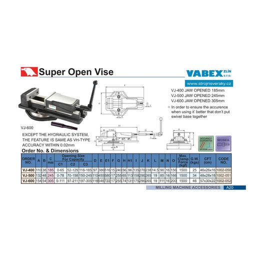 Prensa Giratoria 6" con Apertura 12", Vertex - Tienda Henca