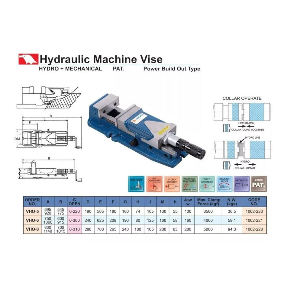 Prensa Hidráulica Inclinable 6" , Vertex - Tienda Henca