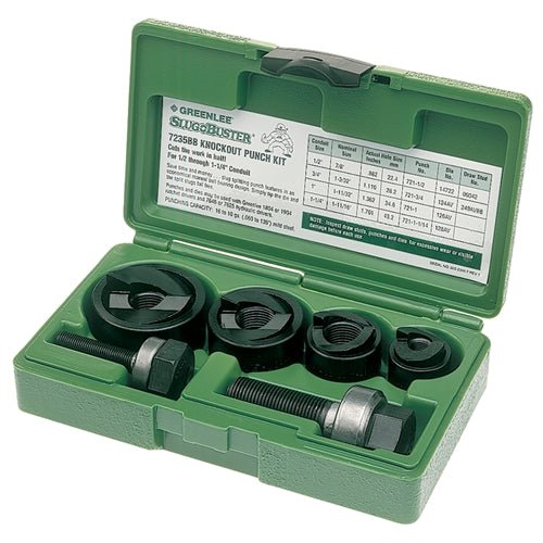 Sacabocados O Knockouts Manual En Juego 1/2 - 1.1/4" Greenlee - Tienda Henca