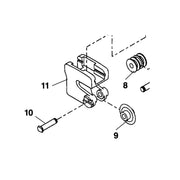 Soporte de Cuchilla Corta - Tubo 364 para Roscadora 1822, Ridgid - Tienda Henca