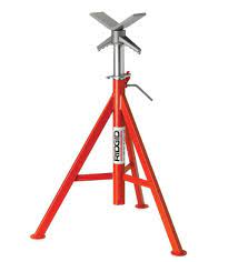 Soporte para Tubos 12" con Regulación de Altura 20" A 38" y Cabezal en V Modelo VJ - 98 Ridgid - Tienda Henca