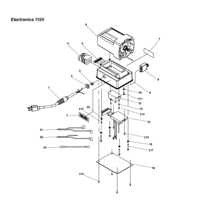 Switch Eléctrico Para Biseladora B500, Ridgid - Tienda Henca