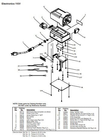 Tapa Selladora Componentes Electrónicos De Biseladora B500 Ridgid - Tienda Henca