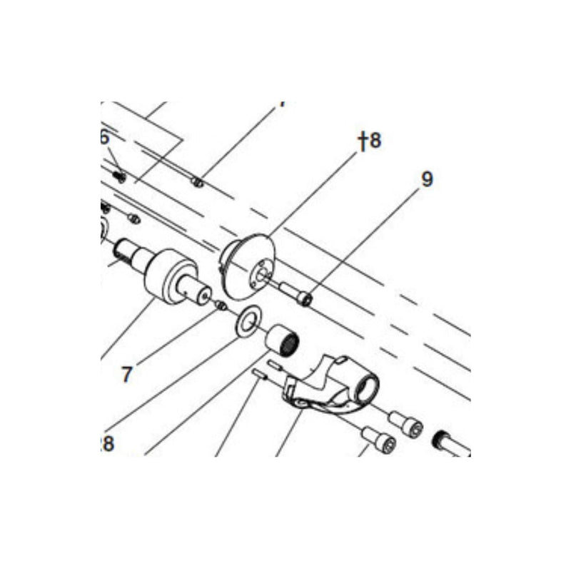 Tornillo Allen 3/8" - 24x1.1/4" para Sujetar Cabezal para Corte de Biseladora B500, Ridgid - Tienda Henca